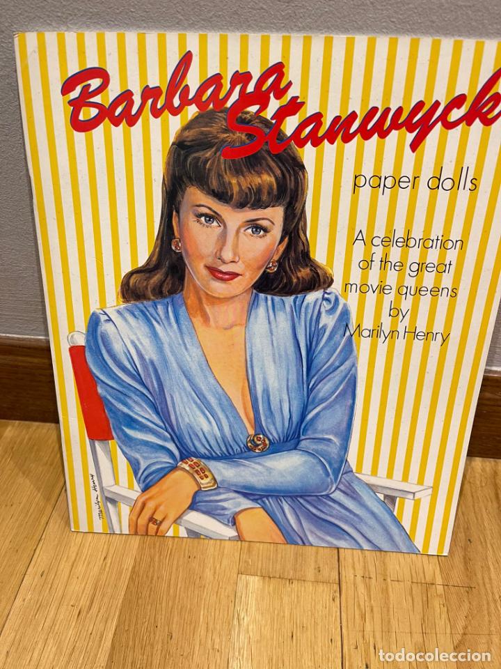 Coleccionismo recortables: LIBRO RECORTABLE DE ACTRIZ BARBARA STANWYCK - Foto 1