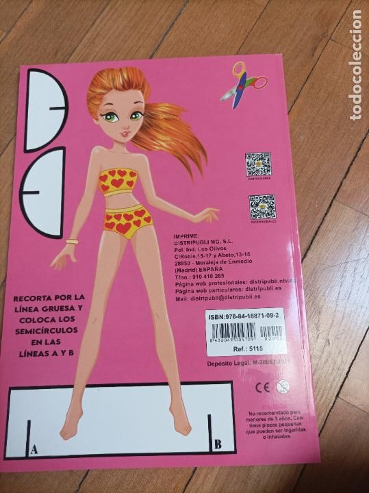 Coleccionismo recortables: ESTILO Y MODA CON ALBA LIBRO RECORTABLE DE MU&Ntilde;ECA - Foto 4