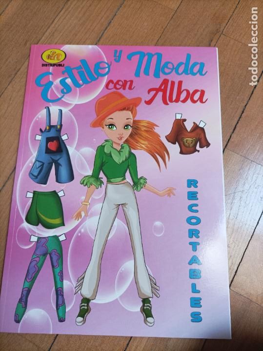 Coleccionismo recortables: ESTILO Y MODA CON ALBA LIBRO RECORTABLE DE MU&Ntilde;ECA - Foto 1