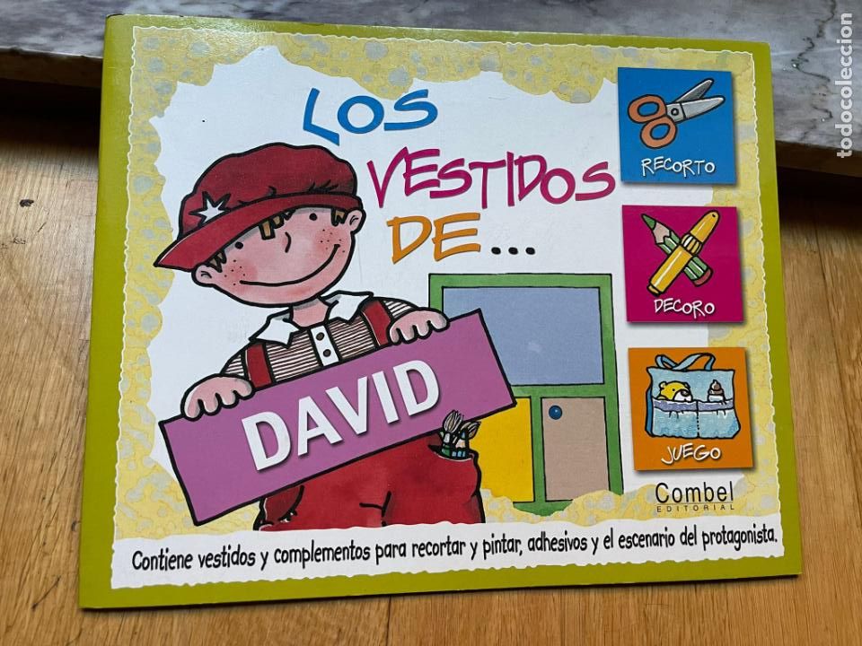 Coleccionismo recortables: RECORTABLE LOS VESTIDOD DE DAVID - Foto 1