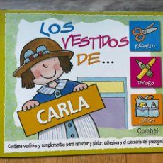 Coleccionismo Recortables: RECORTABLE LOS VESTIDOS DE CARLA. Lote 401824644