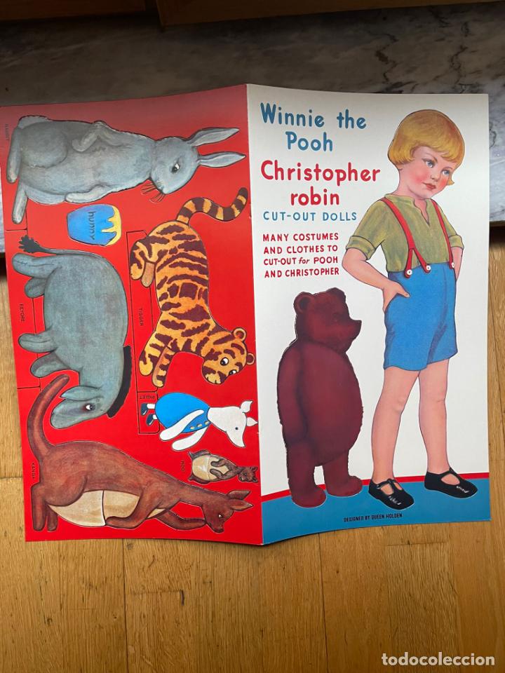 Coleccionismo recortables: RECORTABLE WINNIE THE POOH Y CHRISTOPHER ROBIN - Foto 1