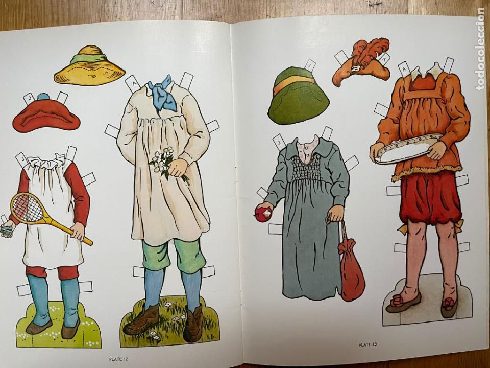Coleccionismo recortables: LIBRO DE RECORTABLES CONSTA DE 16 LAMINAS - Foto 6