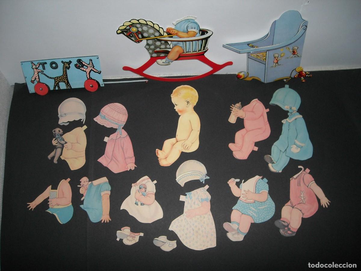 Coleccionismo recortables: RECORTABLE BABY PATSY, DE QUEEN HOLDEN, CON VESTIDOS Y COMPLEMENTOS - Foto 2