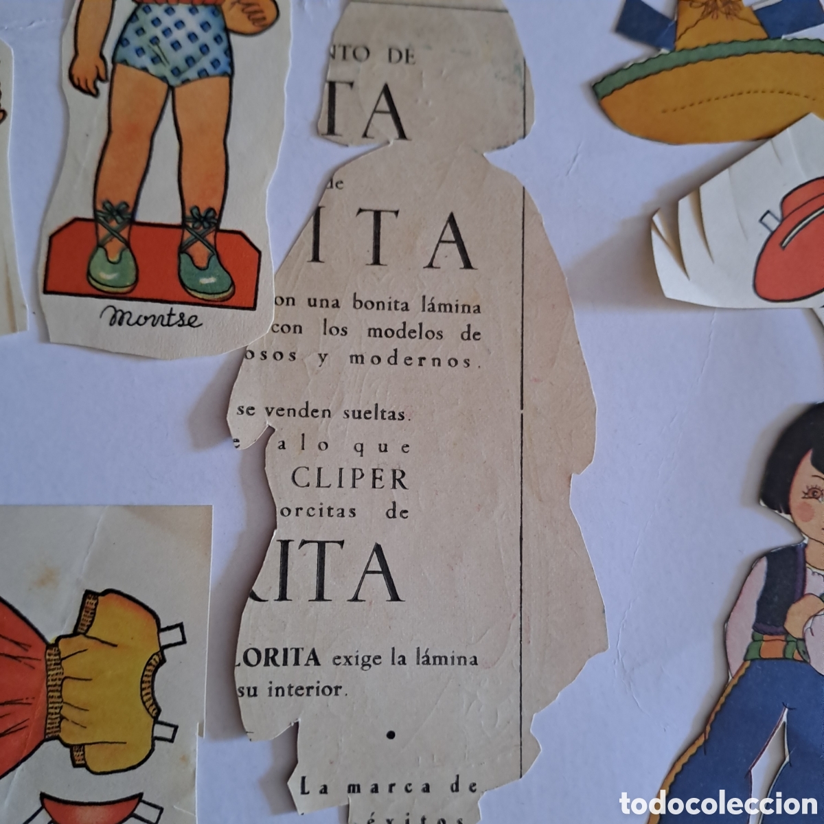 Coleccionismo recortables: Lote recortables mu&ntilde;ecas - Foto 2