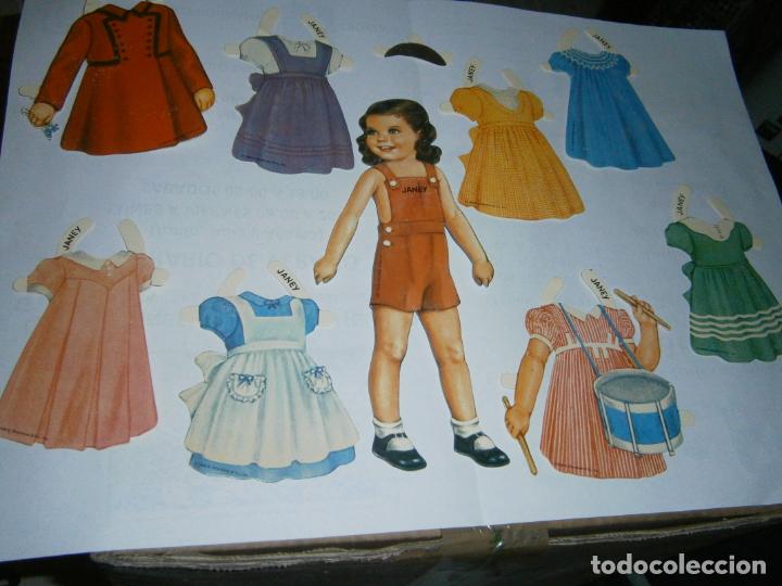 Coleccionismo recortables: ANTIGUO RECORTABLE COLEGIALA CON COMPLEMENTOS VARIOS - CG9 - Foto 2