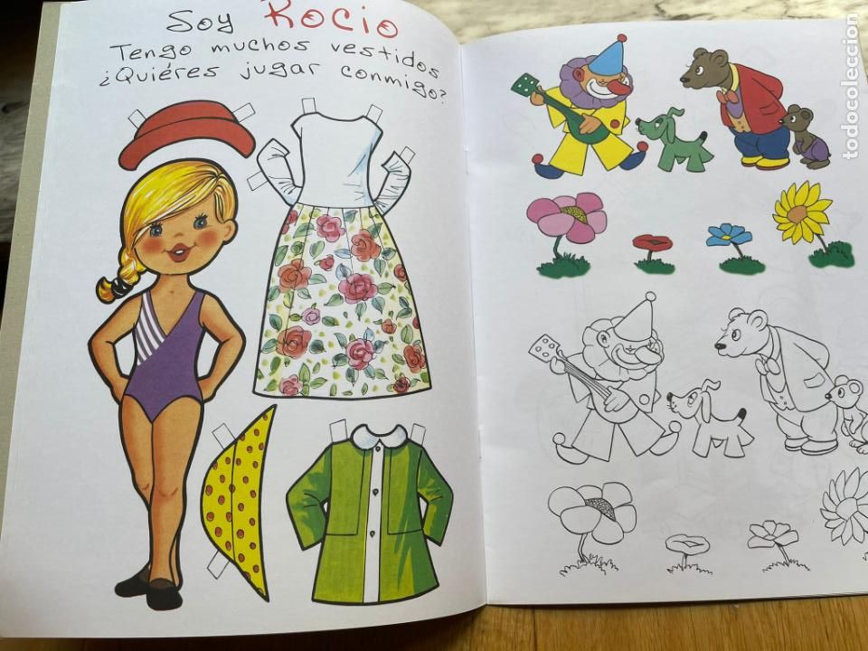 Coleccionismo recortables: LIBRO RECORTABLE Y DE COLOREAR DE EDIVAS - Foto 4