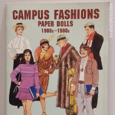 Coleccionismo Recortables: CAMPUS FASHIONS PAPER DOLLS 1900S-1980S / TOM TERNEY / USA / A ESTRENAR