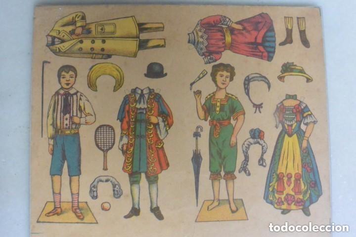 Coleccionismo recortables: ANTIGUO RECORTABLE DE MU&Ntilde;ECAS. A&Ntilde;OS 20 - Foto 1