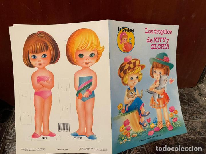Coleccionismo recortables: LIBRO RECORTABLE DE MU&Ntilde;ECA LOS TRAPITOS DE KITY Y GLORIA - Foto 1