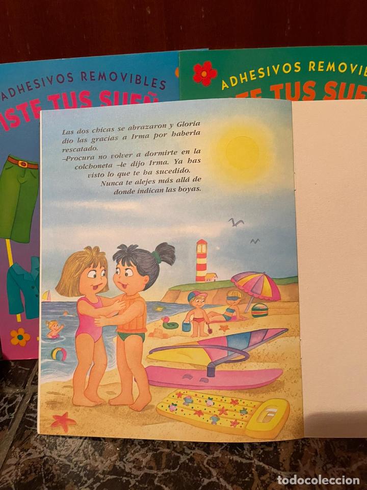 Coleccionismo recortables: 3 LIBROS DE MU&Ntilde;ECAS RECORTABLES DE ADHESIVOS CON CUENTO - Foto 4
