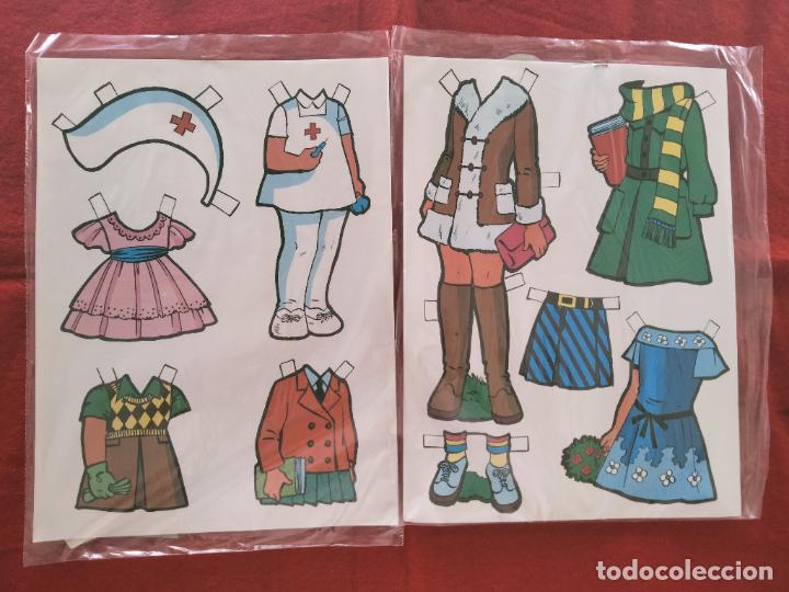 Coleccionismo recortables: 2 Mu&ntilde;eca recortable - Foto 2
