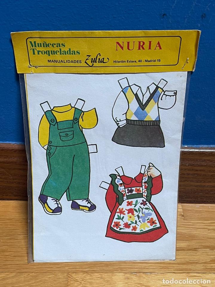 Coleccionismo recortables: RECORTABLE ZULIA NURIA - Foto 2