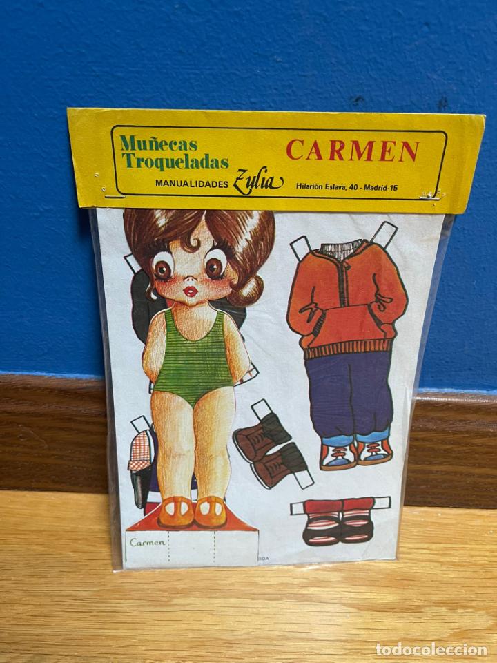 Coleccionismo recortables: RECORTABLE ZULIA CARMEN - Foto 1