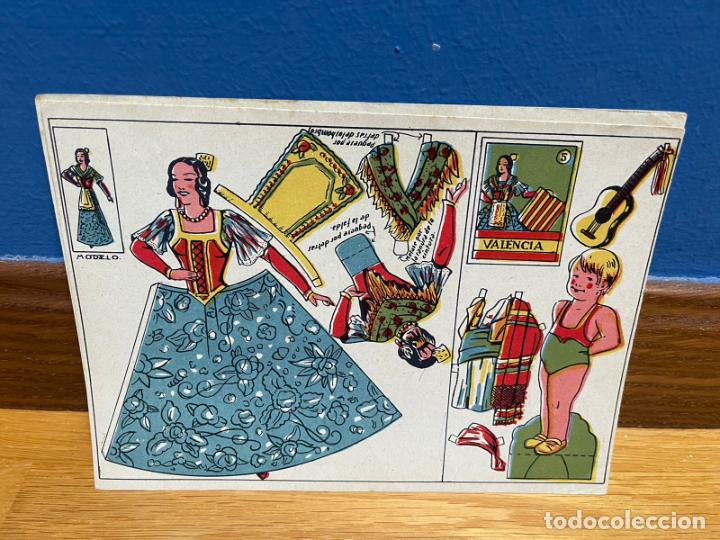 Coleccionismo recortables: RECORTABLE TRAJE REGIONAL VALENCIA - Foto 1