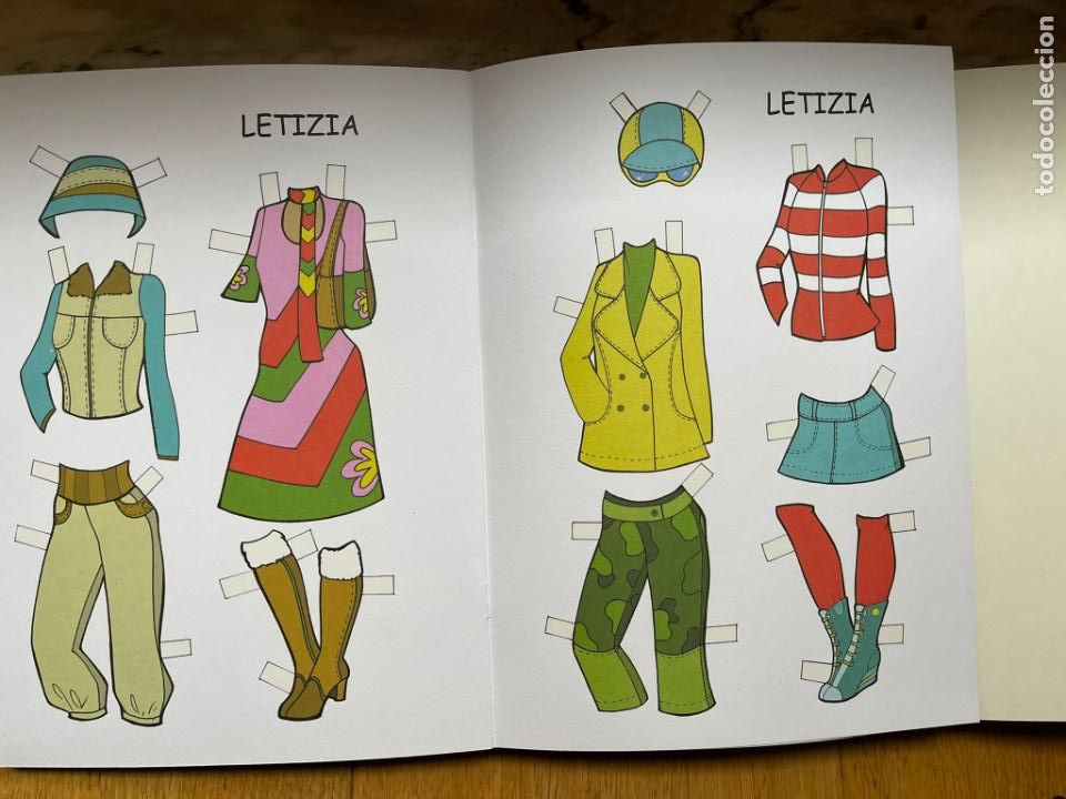 Coleccionismo recortables: RECORTABLE LOS AMIGOS DE LETIZIA - Foto 2