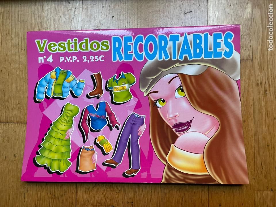 Coleccionismo recortables: LIBRO RECORTABLE CON 8 LAMINAS NUMERO 4 - Foto 1