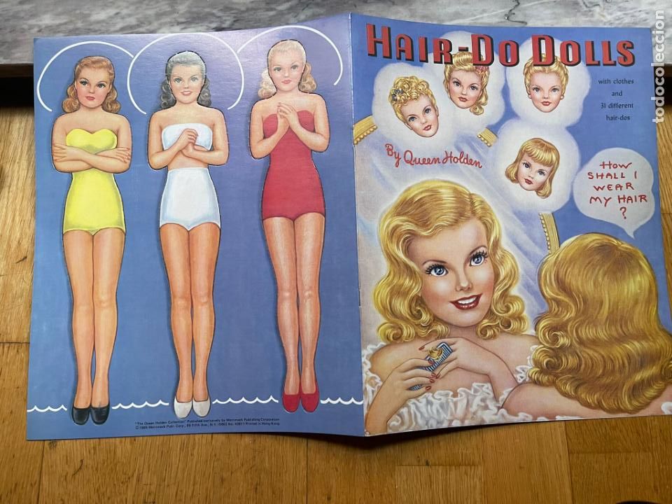 Coleccionismo recortables: LIBRO RECORTABLE HAIR DO DOLLS - Foto 1