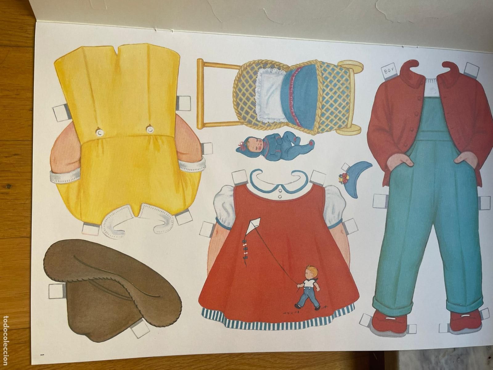 Coleccionismo recortables: LIBRO RECORTABLE PEGGY AND PETER - Foto 2