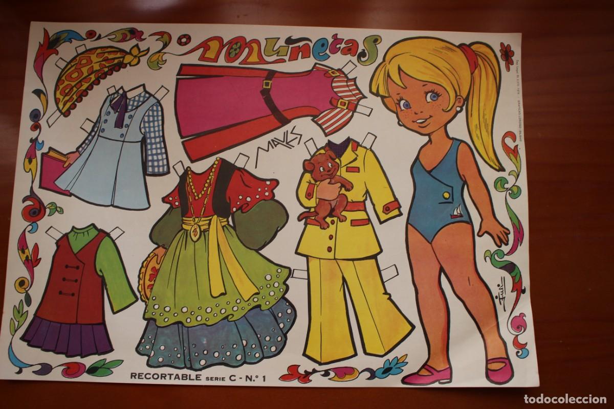 Coleccionismo recortables: L&aacute;mina mu&ntilde;eca recortable Maves. - Foto 1