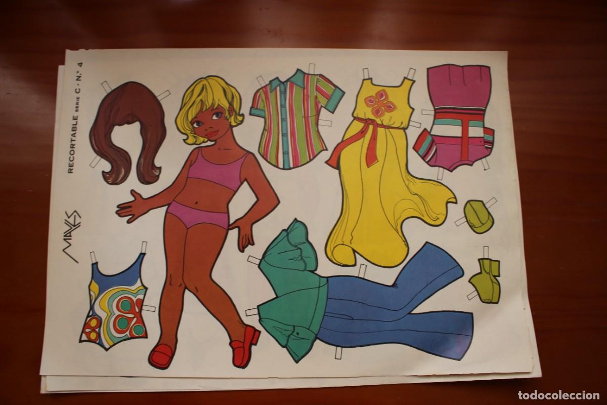 Coleccionismo recortables: L&aacute;mina mu&ntilde;eca recortable Maves. - Foto 1