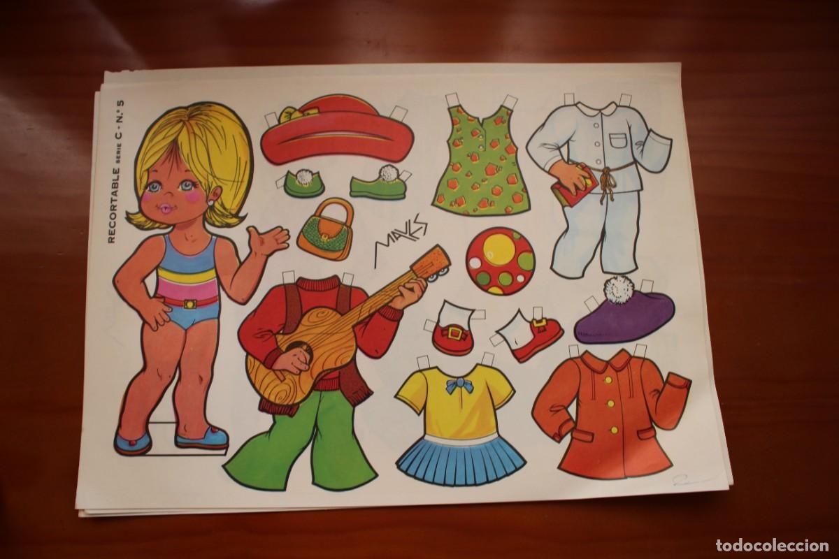 Coleccionismo recortables: L&aacute;mina mu&ntilde;eca recortable Maves. - Foto 1