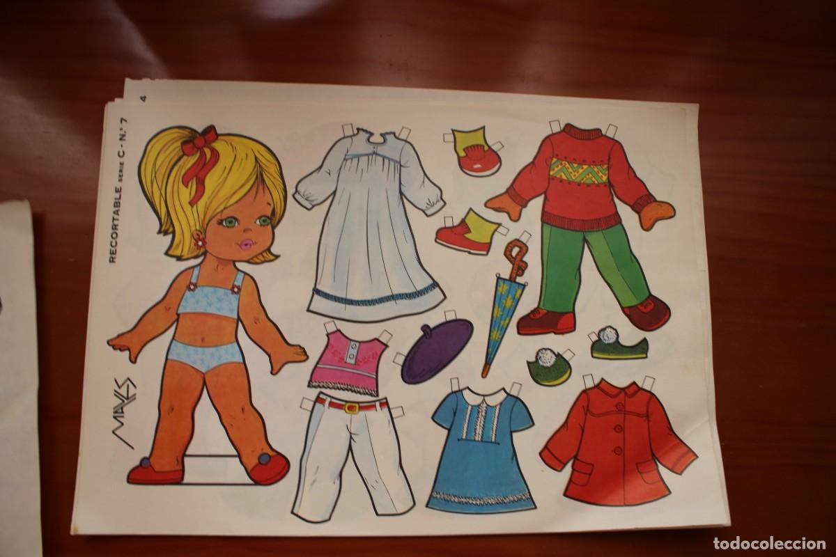 Coleccionismo recortables: L&aacute;mina mu&ntilde;eca recortable Maves. - Foto 1