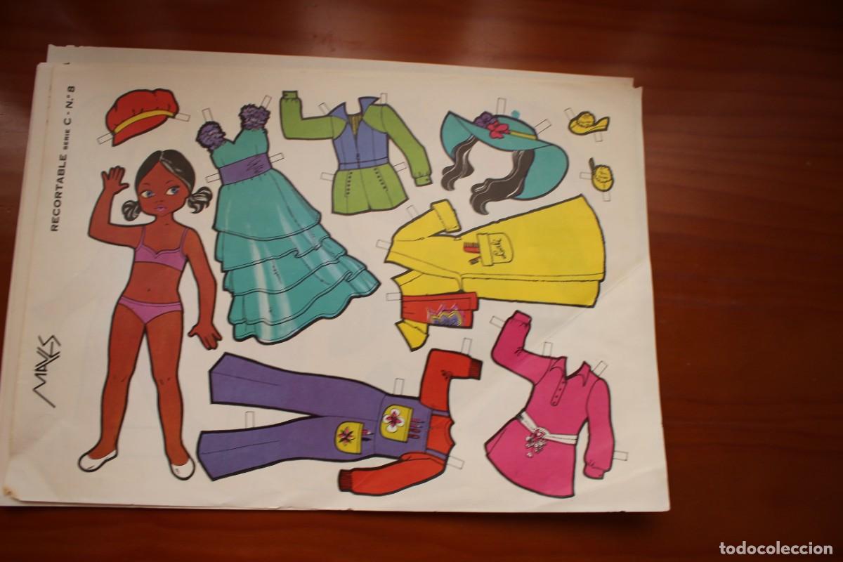 Coleccionismo recortables: L&aacute;mina mu&ntilde;eca recortable Maves. - Foto 1