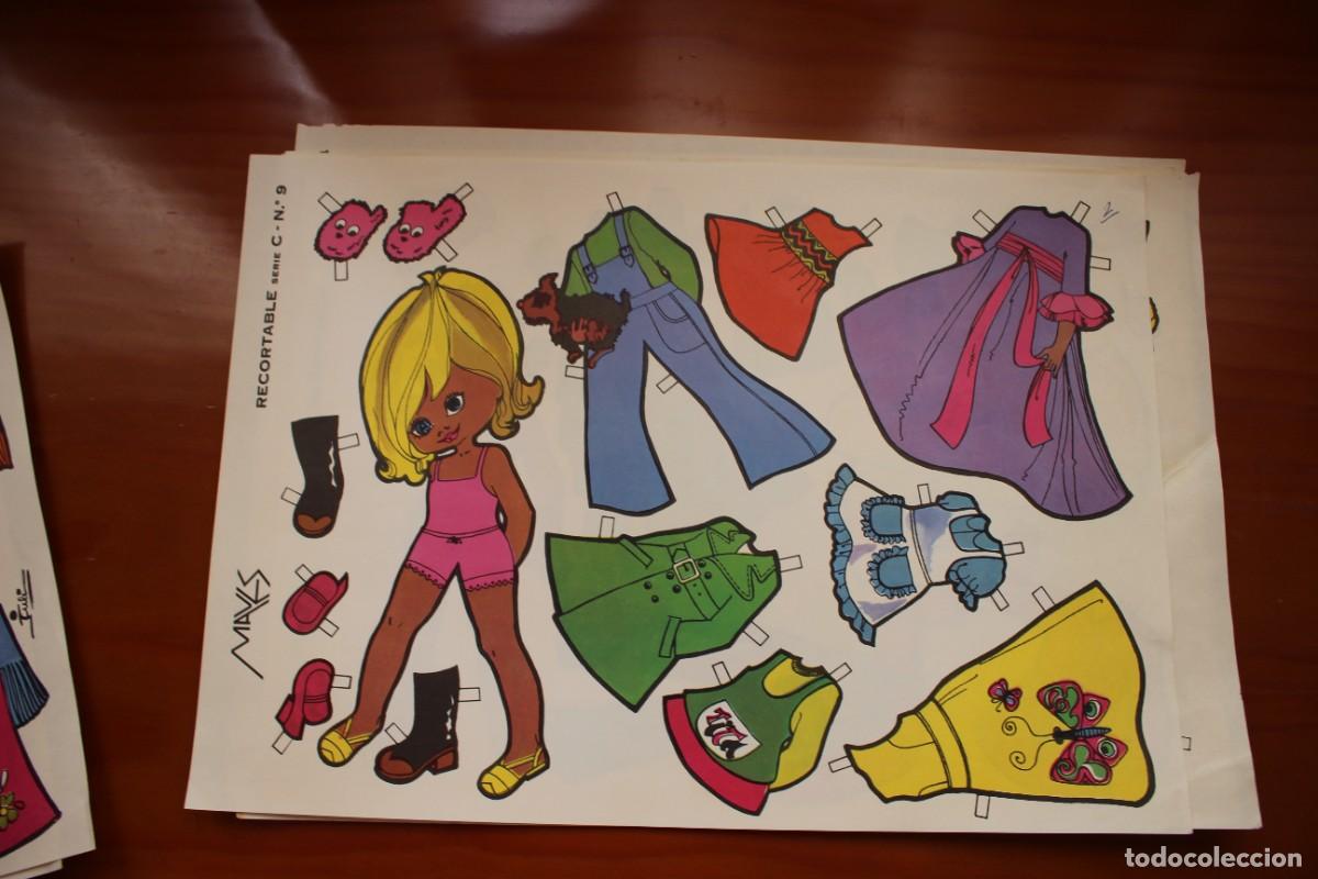 Coleccionismo recortables: L&aacute;mina mu&ntilde;eca recortable Maves. - Foto 1