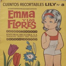 Coleccionismo Recortables: EMMA Y LAS FLORES ( RECORTABLES MUÑECAS