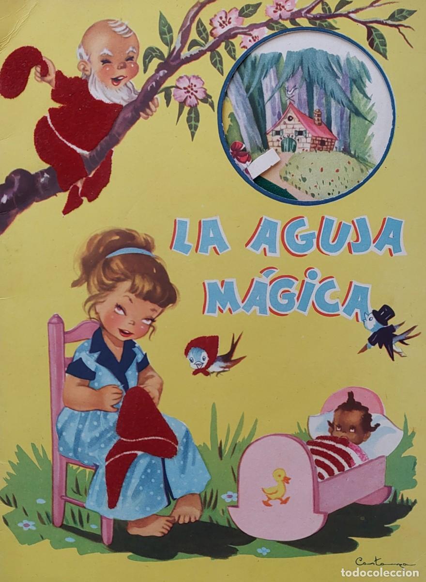 Coleccionismo recortables: ANTIGUO CUENTO CON RECORTABLES ( LA AGUJA MÁGICA ) E. ROMA Ilustraciones COSTANZA