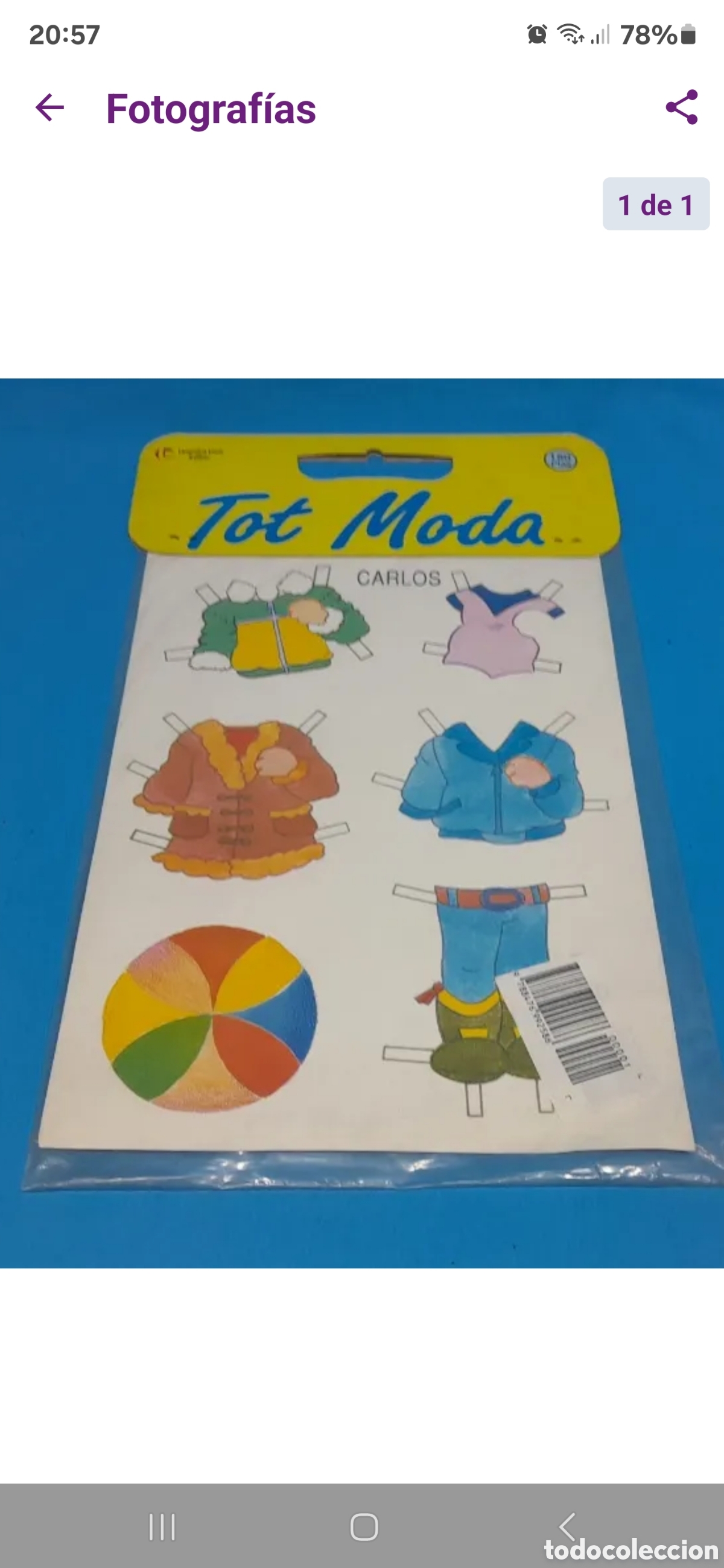 Coleccionismo recortables: RECORTABLE - TOT MODA, CARLOS - LEANDRO LARA EDITOR - Foto 2