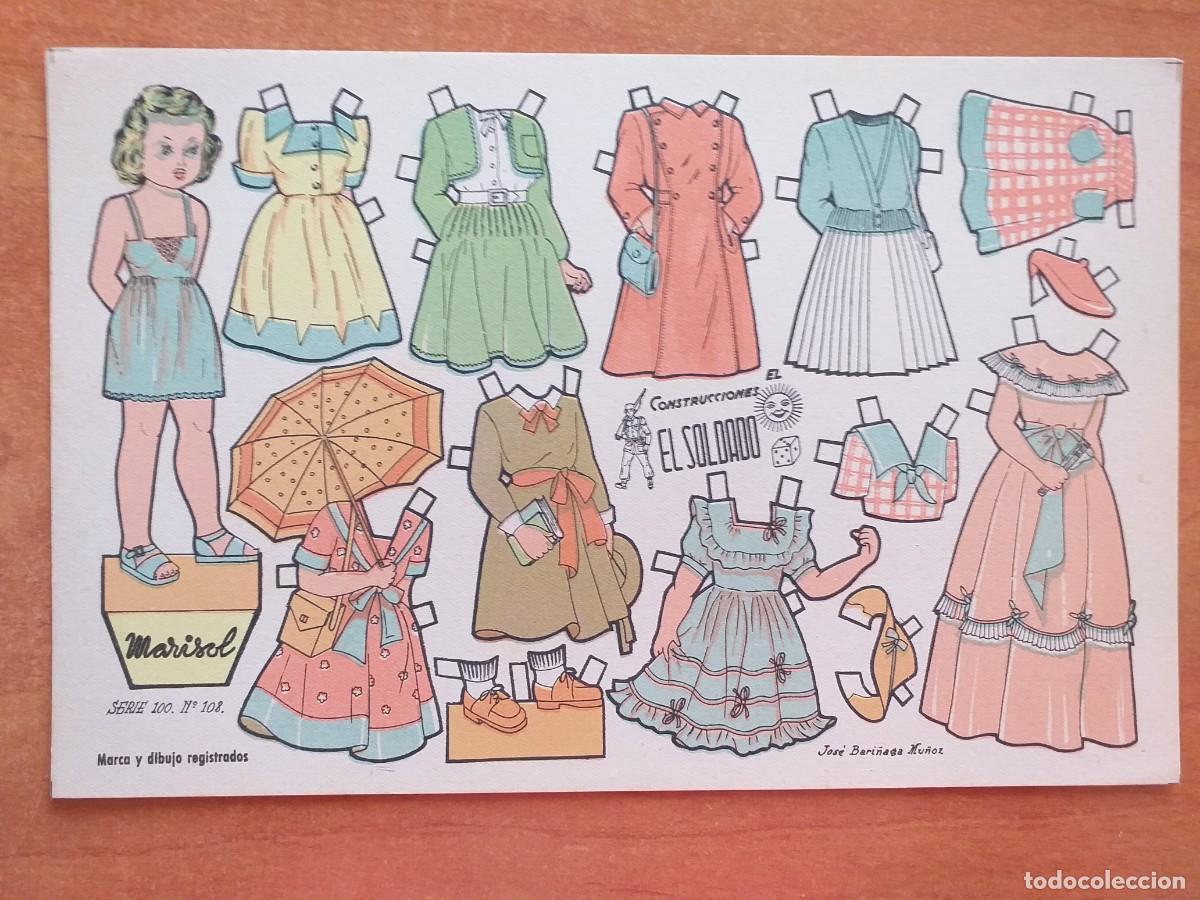 Coleccionismo recortables: RECORTABLE MU&Ntilde;ECAS -MARISOL - Foto 1