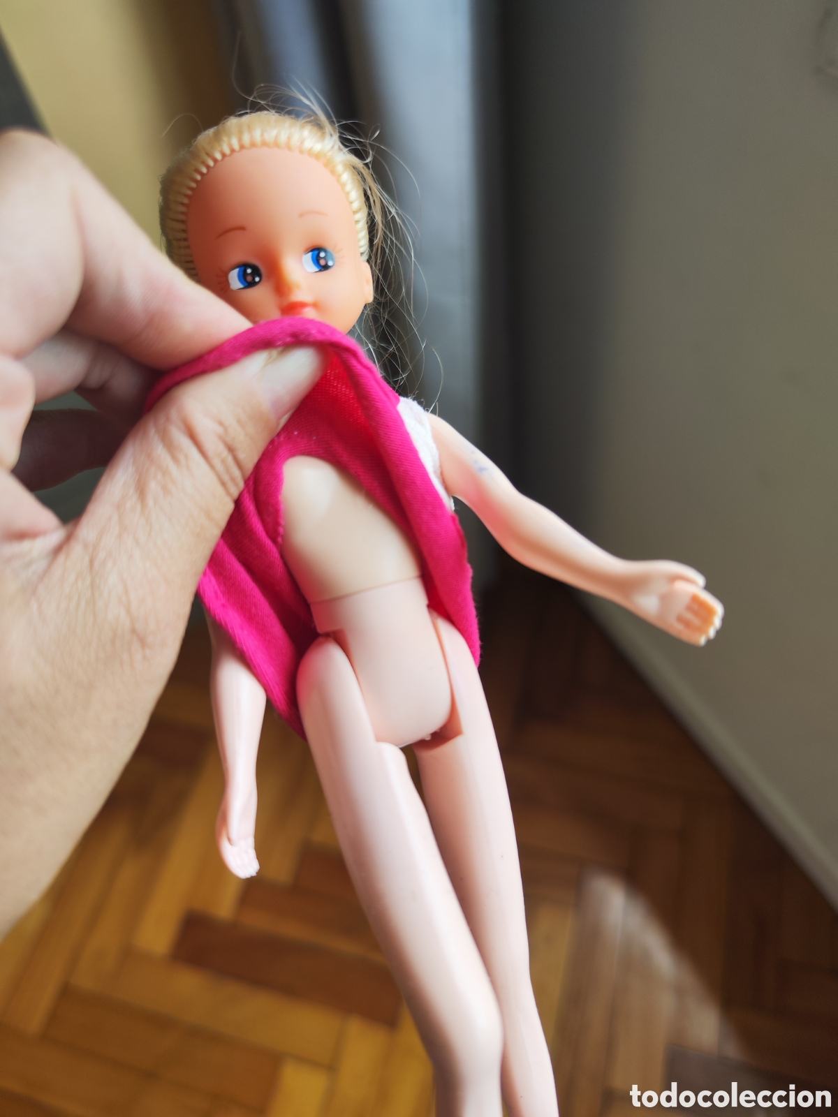 Coleccionismo recortables: Mu&ntilde;eca tipo chabel, cabeza feber - Foto 5
