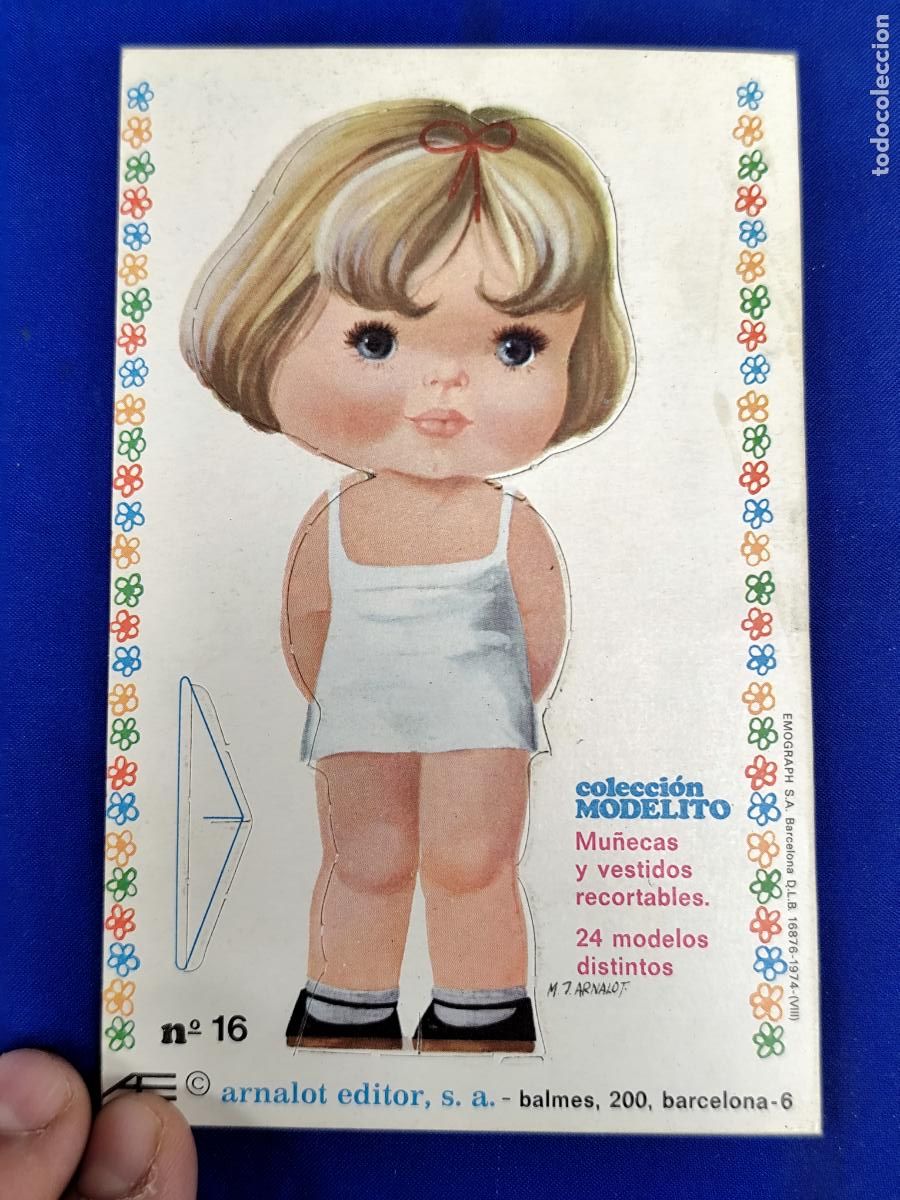 Coleccionismo recortables: RECORTABLE MODELITOS MU&Ntilde;ECAS - Foto 2