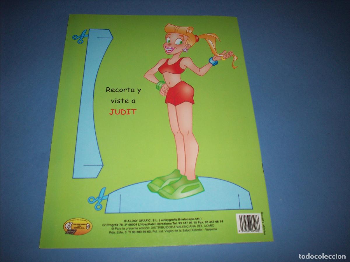 Coleccionismo recortables: cuento y recortables, los vestiditos de judith - Foto 2