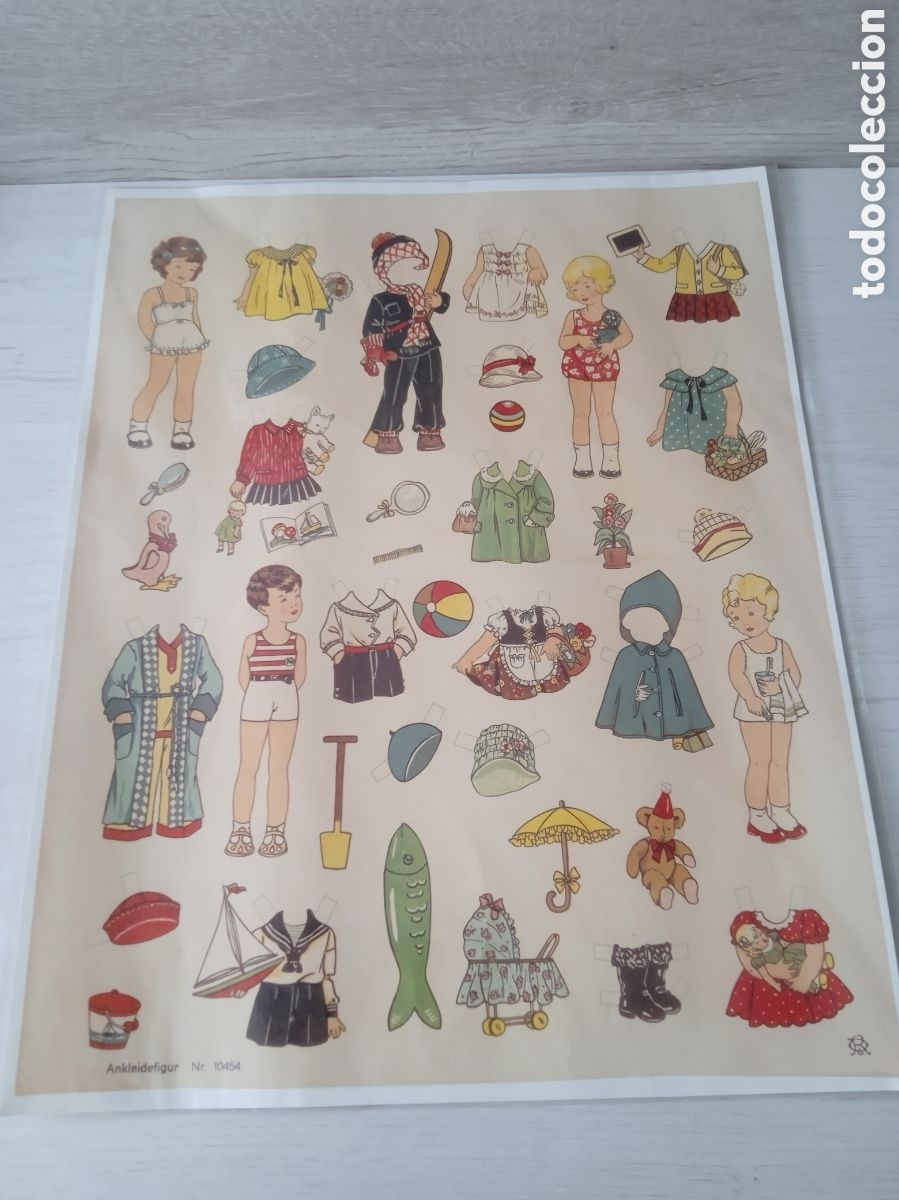 Coleccionismo recortables: GRAN RECORTABLE TRAJES ANTIGUOS - Foto 1
