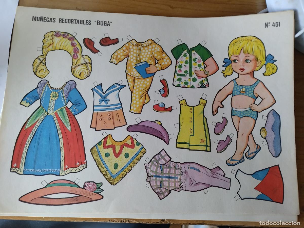 Coleccionismo recortables: mu&ntilde;ecas recortables boga 451 - Foto 1