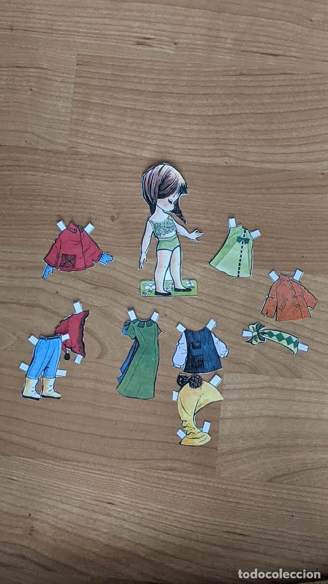 Coleccionismo recortables: MU&Ntilde;ECA RECORTABLE DE PAPEL - Foto 1