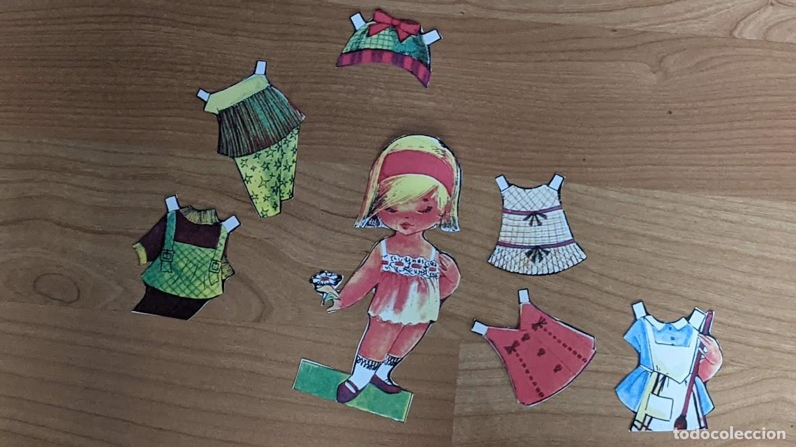 Coleccionismo recortables: MU&Ntilde;ECA RECORTABLE DE PAPEL - Foto 1