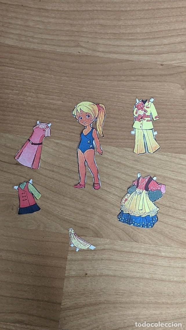 Coleccionismo recortables: MU&Ntilde;ECA RECORTABLE DE PAPEL - Foto 1