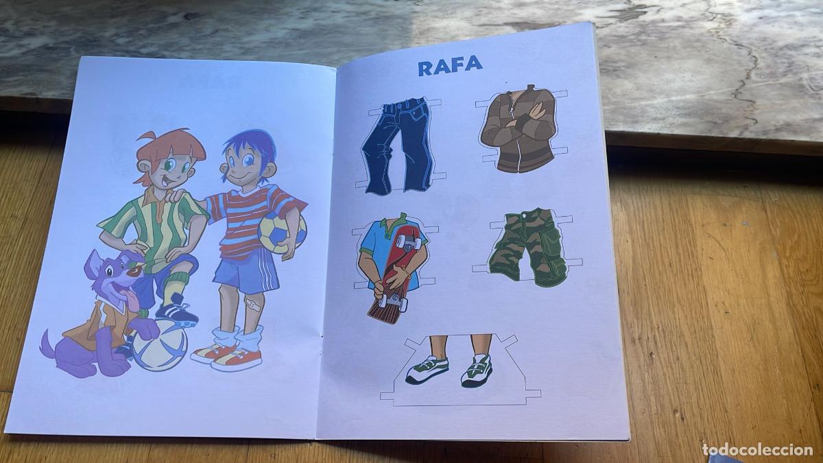 Coleccionismo recortables: RECORTABLE DE MU&Ntilde;ECAS VESTIMOS A RAFA Y PACO - Foto 3