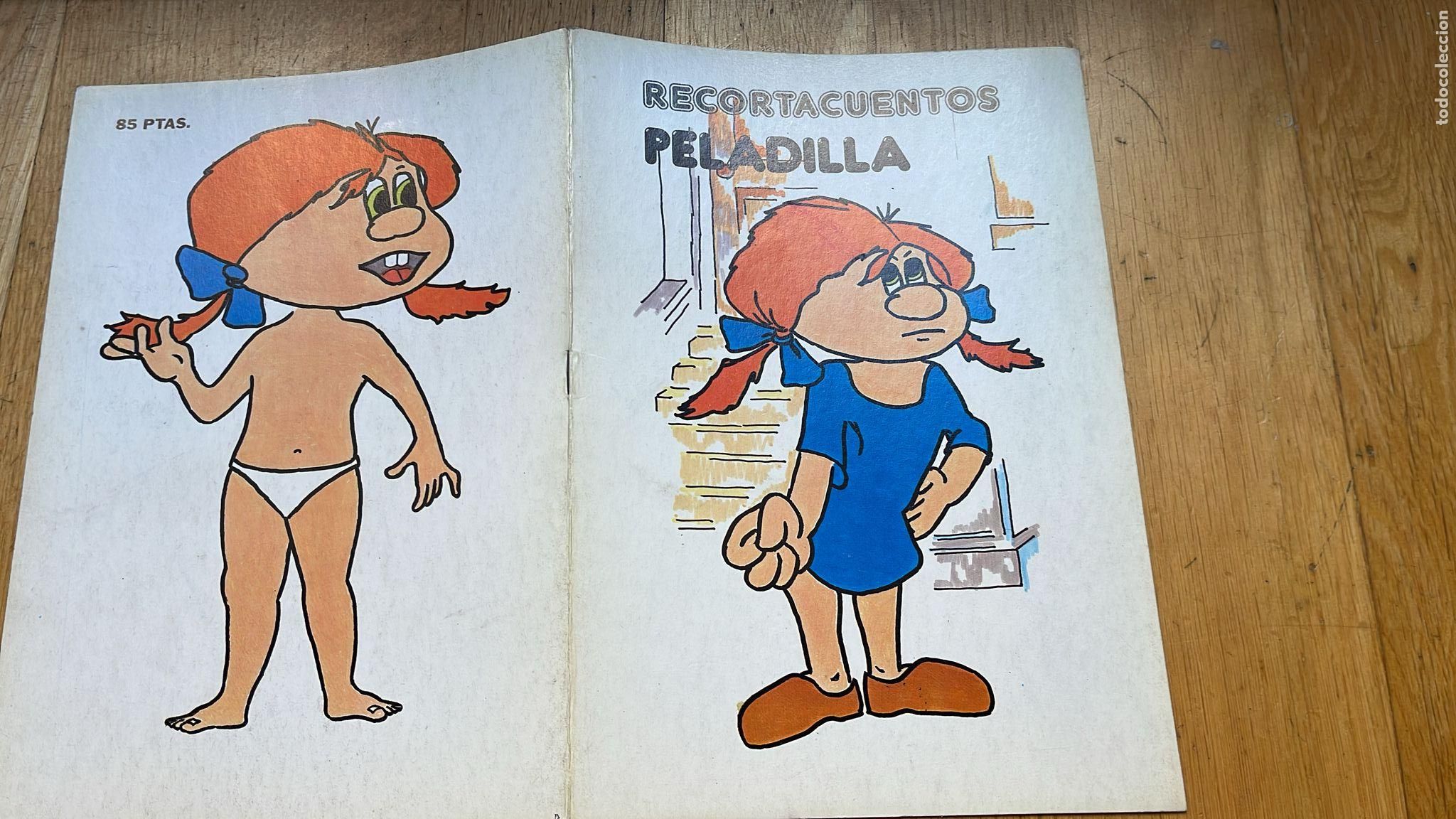 Coleccionismo recortables: CUENTO CON RECORTABLE PELADILLA - Foto 1