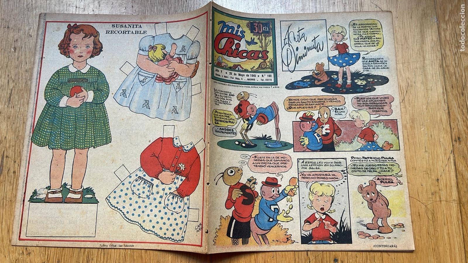 Coleccionismo recortables: RECORTABLE REVISTA MIS CHICAS - Foto 1