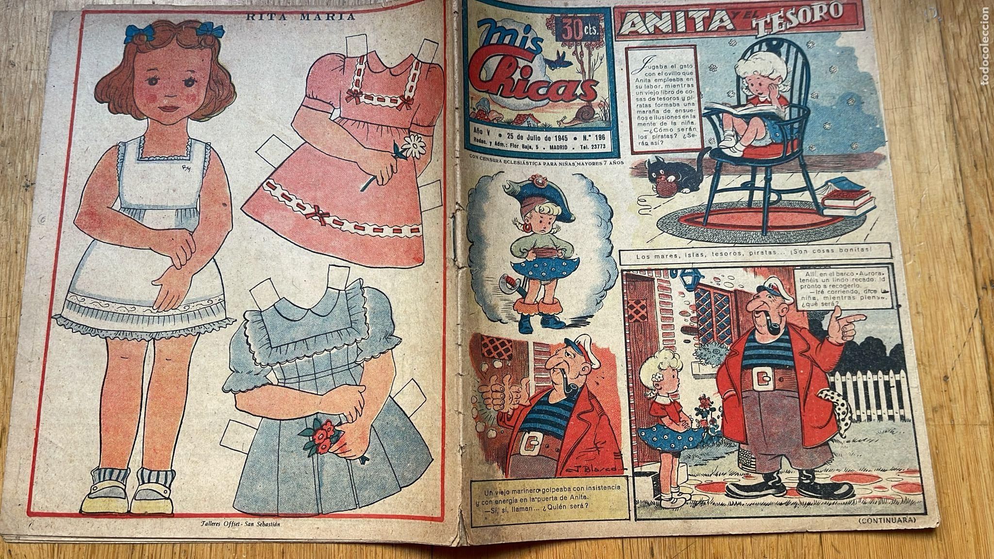 Coleccionismo recortables: RECORTABLE REVISTA MIS CHICAS - Foto 1
