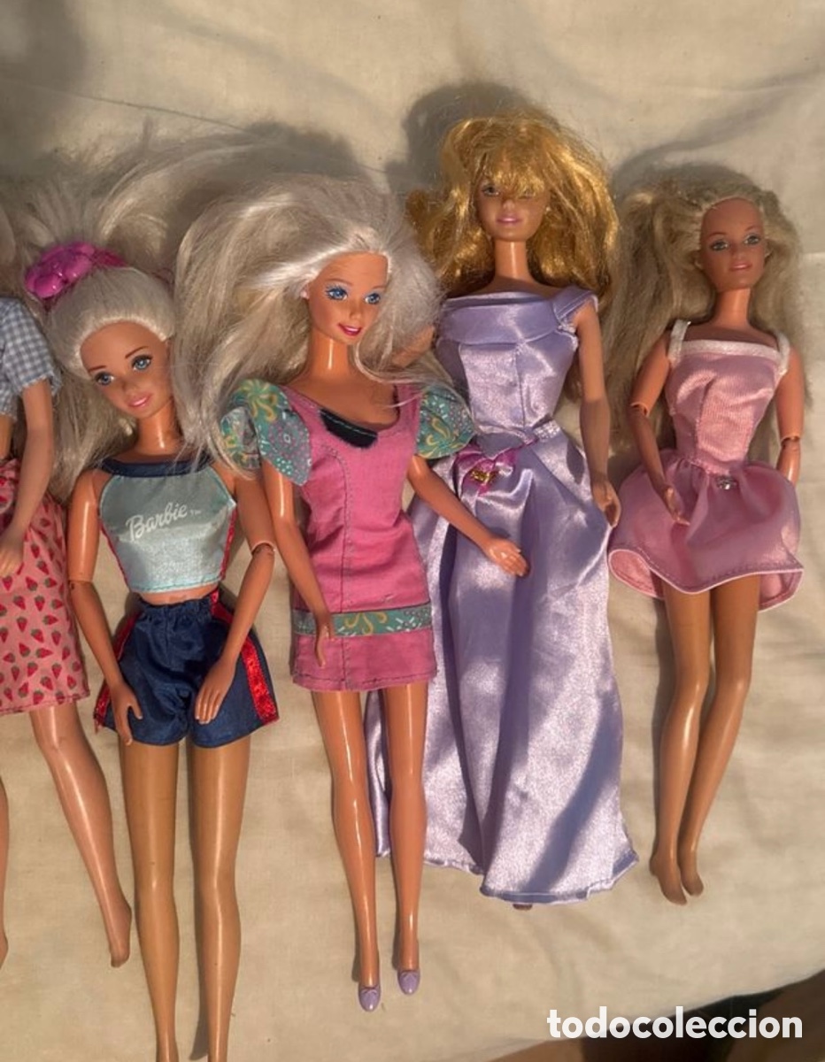 Coleccionismo recortables: Lote de mu&ntilde;ecas Barbie - Foto 2