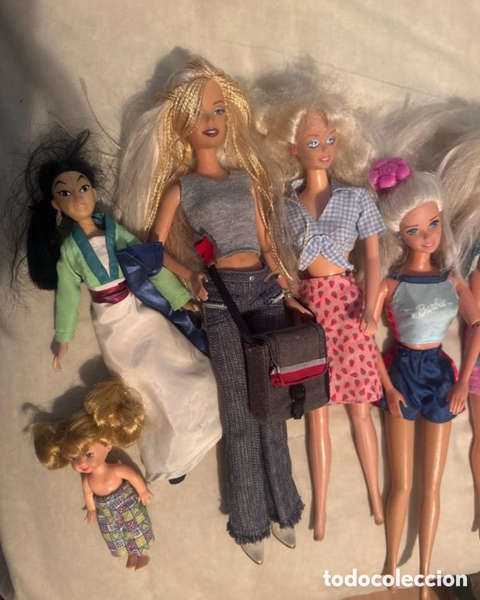 Coleccionismo recortables: Lote de mu&ntilde;ecas Barbie - Foto 3