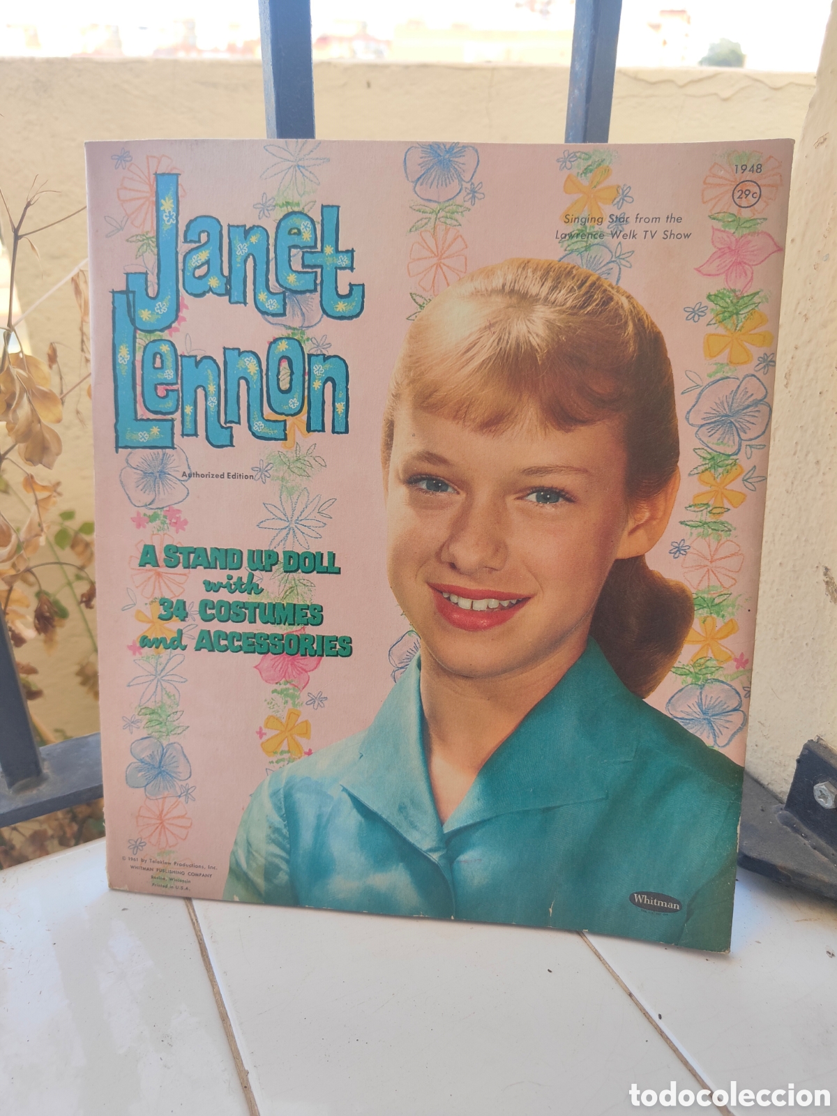 Coleccionismo recortables: LIBRO RECORTABLE JANET LENNON DE 1948 - Foto 1