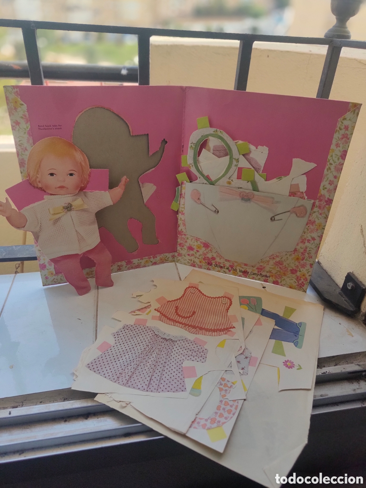 Coleccionismo recortables: ANTIGUO LIBRO DE RECORTABLES THUMBELINA - Foto 2