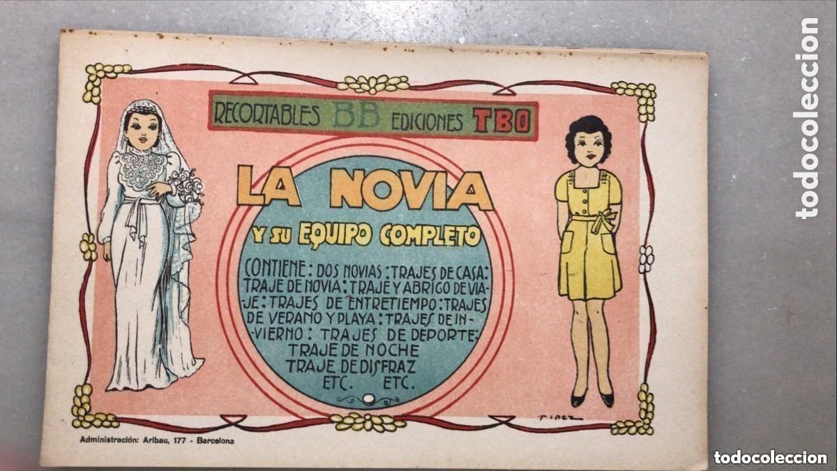 Coleccionismo recortables: Recortable mu&ntilde;ecas la Novia . Ediciones TBO - Foto 1